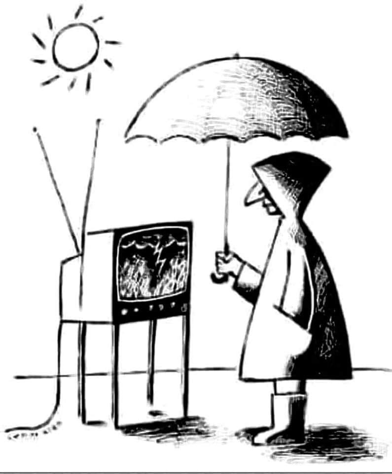 Is Your Sunny World in Jeopardy from a Rainy TV