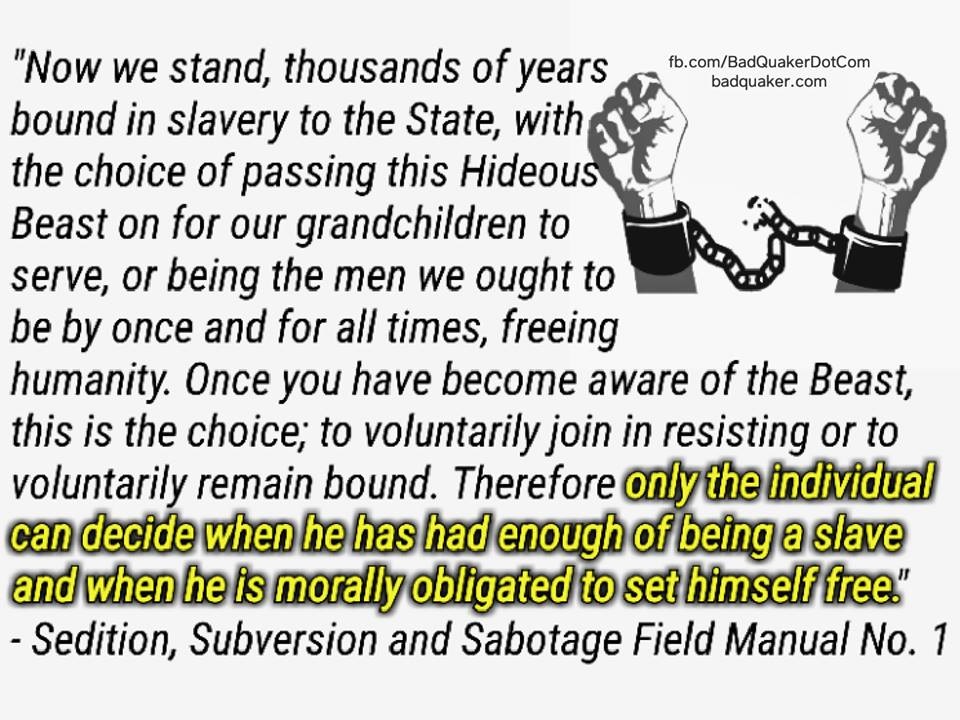 Only You Can Decide to Be Free