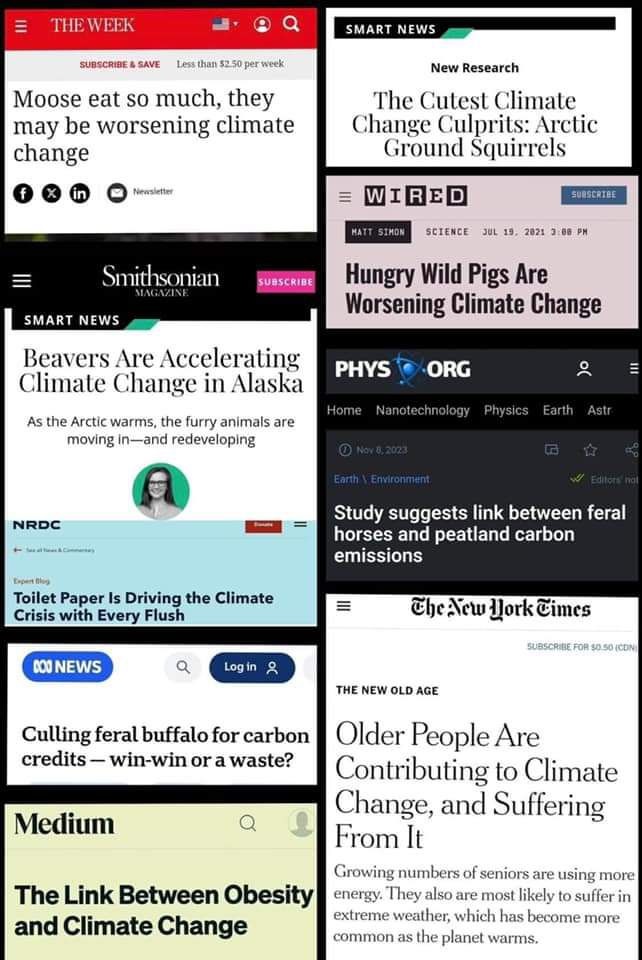 Pick Your Climate Change Culprit