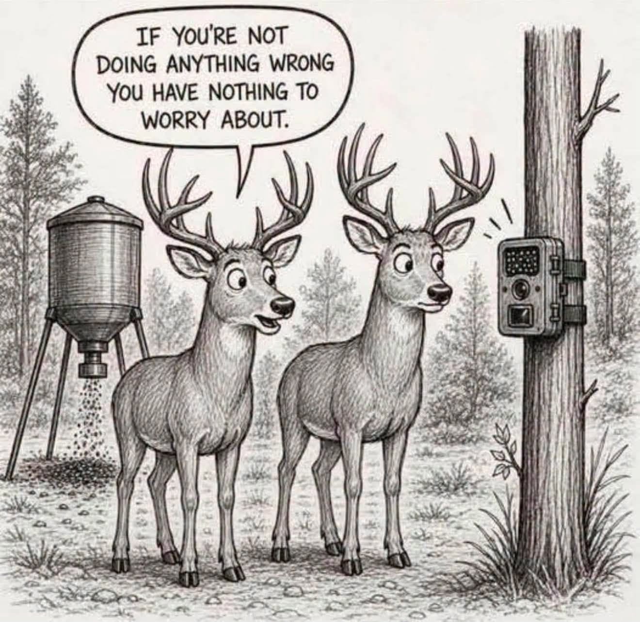 Nothing to Worry About Deer